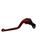 Clutch Lever ACCOSSATO fixed CNC-worked aluminium, red