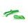 Chain guide / slider kit POLISPORT green 05