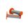 Motocross supersoft grip MOTION STUFF Grey/Orange