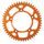 Rear ALU sprocket SUPERSPROX RAL-4:49-ORG orange 49T, 420