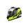 Full face helmet CASSIDA APEX CONTRAST yellow fluo/ black/ white/ grey XS