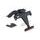 Adjustable license support PUIG 22724N Crni