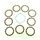 Friction plates kit with clutch cover gasket ATHENA P40230037