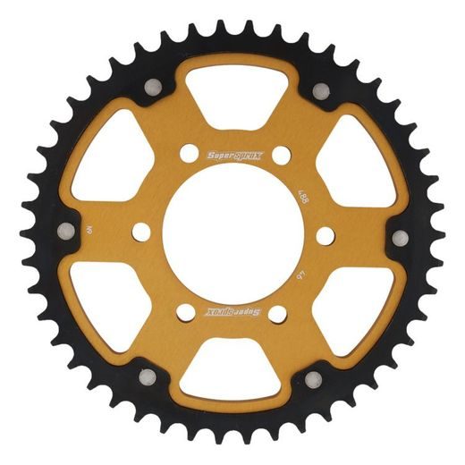 REAR SPROCKET SUPERSPROX STEALTH RST-488:46-GLD ZLATO 46T, 530