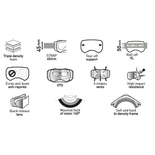 GOGGLES SHOT LITE CALM A04-29OA-A01 CRNI