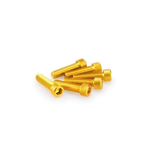 SCREWS PUIG ANODIZED 0473G YELLOW M8 X 30MM (6PCS)