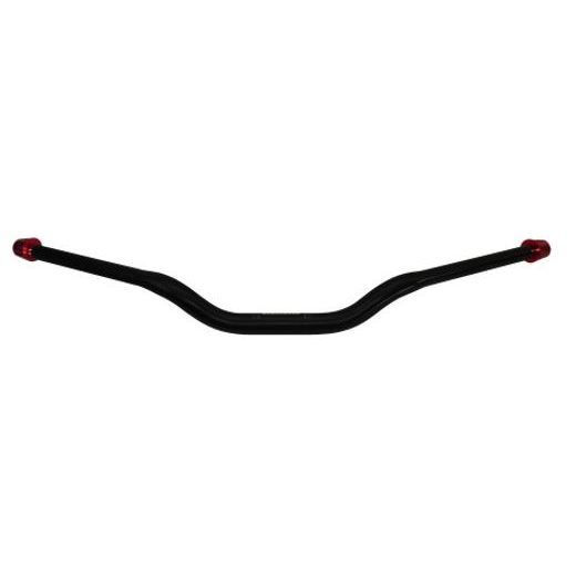 HANDLEBAR ACCOSSATO ALUMINIUM, 28.5 MM CRNI