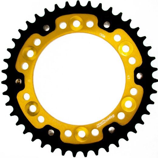 REAR SPROCKET SUPERSPROX STEALTH RST-1306:43-GLD ZLATO 43T, 530