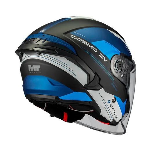 OPEN FACE HELMET MT HELMETS COSMO SV ICARUS B7 MATT XL