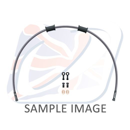CLUTCH HOSE KIT VENHILL POWERHOSEPLUS KAW-11010CB-CL (1 HOSE IN KIT) CLEAR HOSES, BLACK FITTINGS