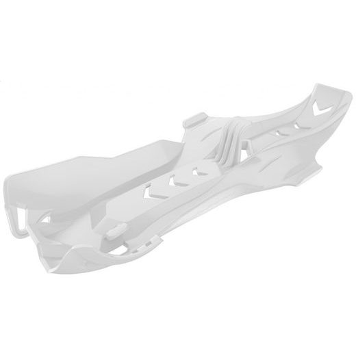 SKID PLATE POLISPORT PERFORMANCE 8469000003 WITH LINK PROTECTOR WHITE