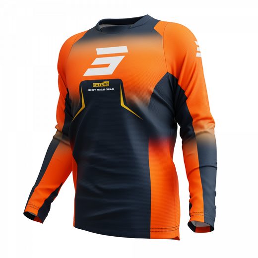 JERSEY SHOT DEVO FUTURE A04-12C-A03 BLUE / ORANGE XL