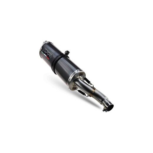 SLIP-ON EXHAUST GPR DUAL POPPY D.140.2.DUAL.PO BRUSHED STAINLESS STEEL FOR DUCATI MULTISTRADA V4 / V4S / SPORT 1158 2024-2025