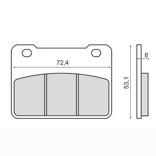 DISK PLOČICE RMS 225103470 ORGANIC
