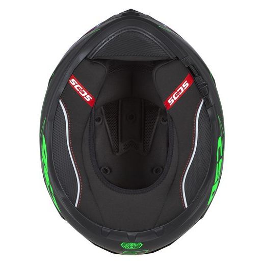 FULL FACE HELMET CASSIDA INTEGRAL GT 2.1 FLASH MATT BLACK/ FLUO GREEN/ DARK GREY XL