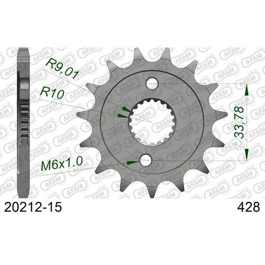 PREDNJI LANČANIK AFAM 20212-15 15T, 428