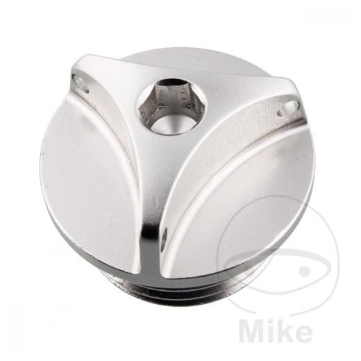 OIL FILLER CAP PRO BOLT ALUMINIUM SILVER