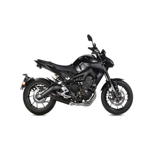 FULL EXHAUST SYSTEM 3X1 MIVV SUONO Y.042.L9 STEEL BLACK