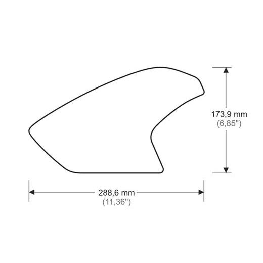 TANK SIDE PROTECTORS PUIG ANTI-SLIP 20062N CRNI