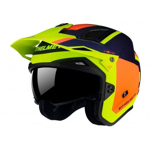 TRIAL HELMET MT HELMETS DISTRICT SV S ANALOG D27 MATT BLUE M