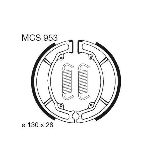 ČELJUSTI KOČNICA (PAKNE) LUCAS MCS 953