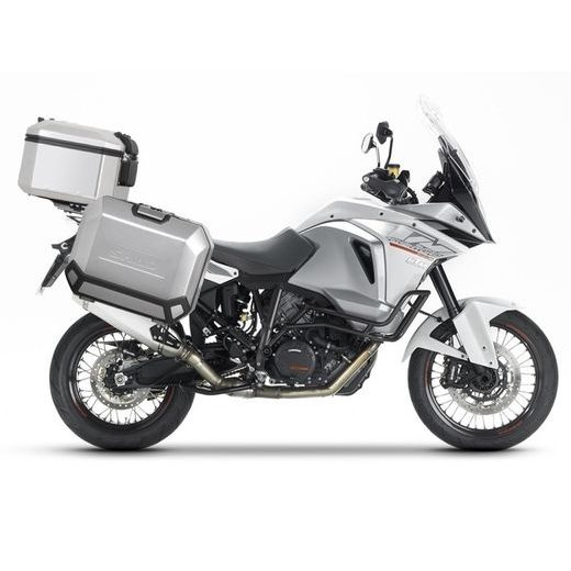 SET ALUMINIJASTIH KOFERA SA NOSAČI IN PLOČO SHAD TERRA, 48L STRAŽNJI KOFER IN 36L/47L BOČNI KOFERI SHAD KTM ADVENTURE 1090, 1190, SUPER ADVENTURE 1290 (R, S)