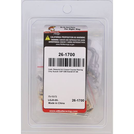 CARBURETOR REBUILD KIT ALL BALLS RACING CARK26-1700