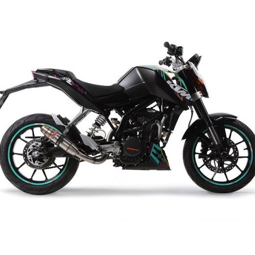 SLIP-ON EXHAUST GPR DEEPTONE INOX KT.60.RACE.DE BRUSHED STAINLESS STEEL INCLUDING LINK PIPE