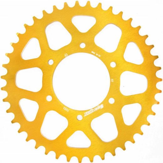 REAR ALU SPROCKET SUPERSPROX RAL-7093:43-GLD ZLATO 43T