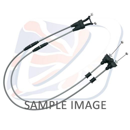 THROTTLE CABLES (PAIR) VENHILL Y01-4-077-GY FEATHERLIGHT GREY