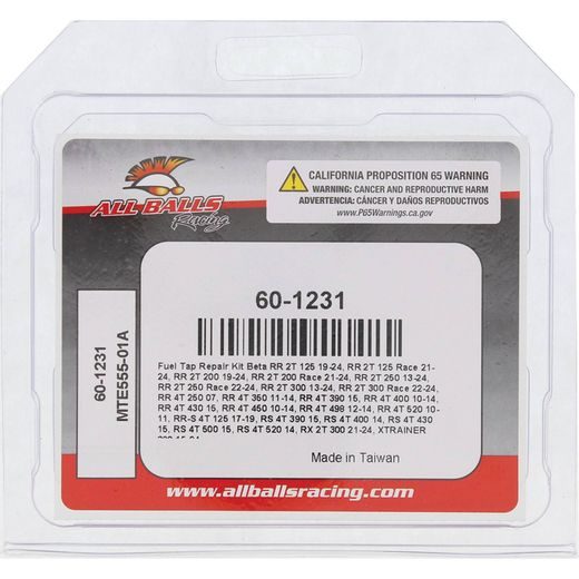 FUEL TAP REPAIR KIT ALL BALLS RACING FT60-1231