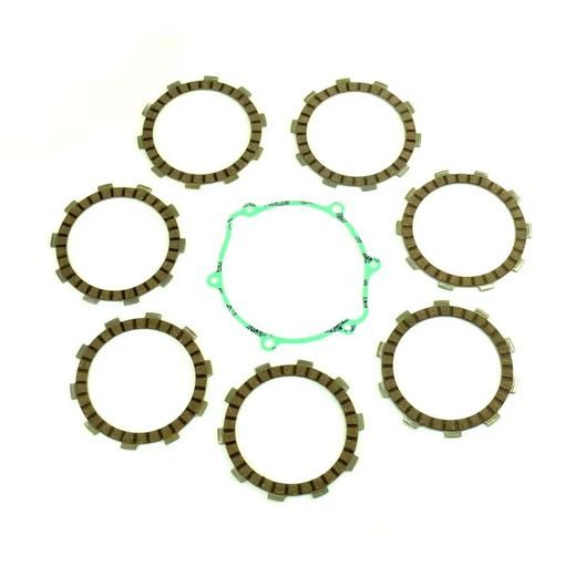 FRICTION PLATES KIT WITH CLUTCH COVER GASKET ATHENA P40230107