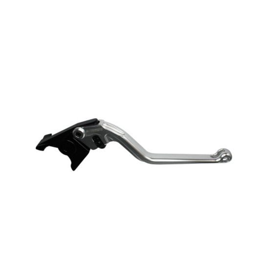BRAKE LEVER ACCOSSATO FIXED CNC-WORKED ALUMINIUM, SILVER
