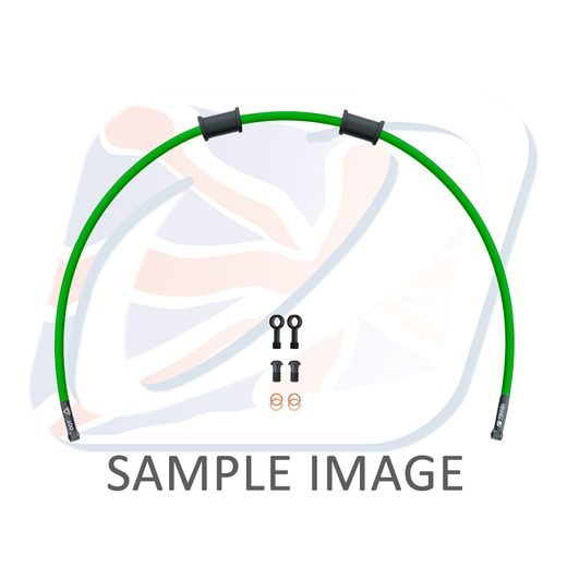 CLUTCH HOSE KIT VENHILL POWERHOSEPLUS DUC-9020CB-GR (1 HOSE IN KIT) GREEN HOSES, BLACK FITTINGS