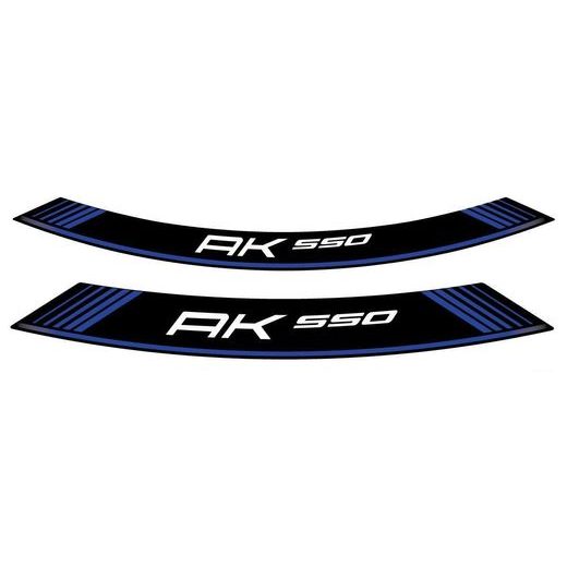 RIM STRIP PUIG AK550 9630A PLAVI SET OF 8 RIM STRIPS