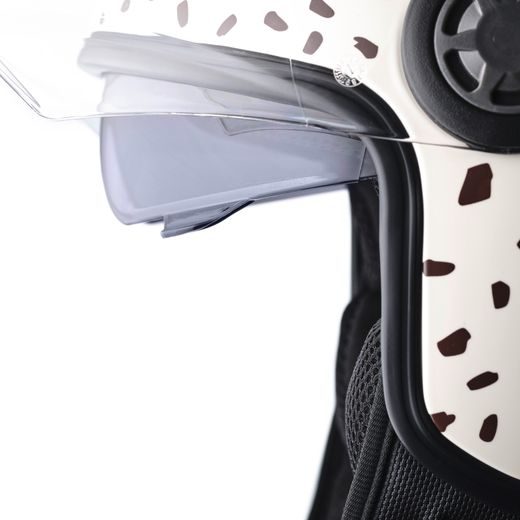 JET HELMET GMS GELATO ZG11501 STRACCIATELLA S