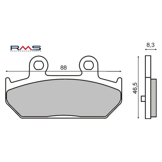 DISK PLOČICE SINTER 225101503 ORGANIC