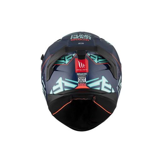 FULL FACE HELMET MT HELMETS BRAKER SV PUNK RIDER C7 GLOSS XL