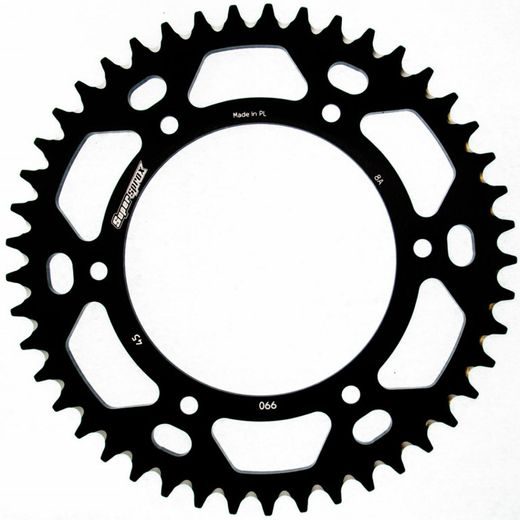 REAR ALU SPROCKET SUPERSPROX RAL-990:45-BLK CRNI 45T, 520