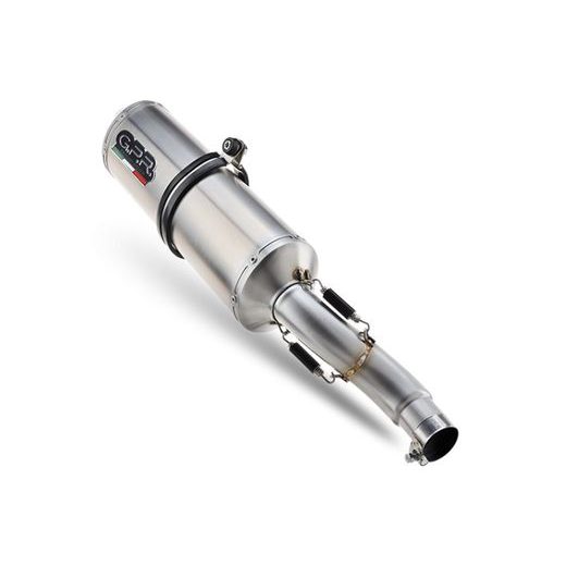 CIJELI ISPUŠNI SUSTAV GPR SATINOX E5.CO.Y.230.1.CAT.SAT BRUSHED STAINLESS STEEL INCLUDING REMOVABLE DB KILLER AND CATALYST FOR YAMAHA TRACER 9 2021-2024