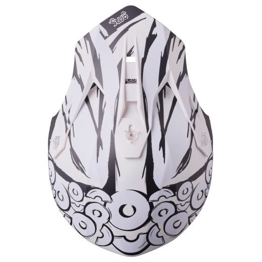 CROSS HELMET GMS FORTIS ZG14022 MATT BLACK-WHITE 2XL