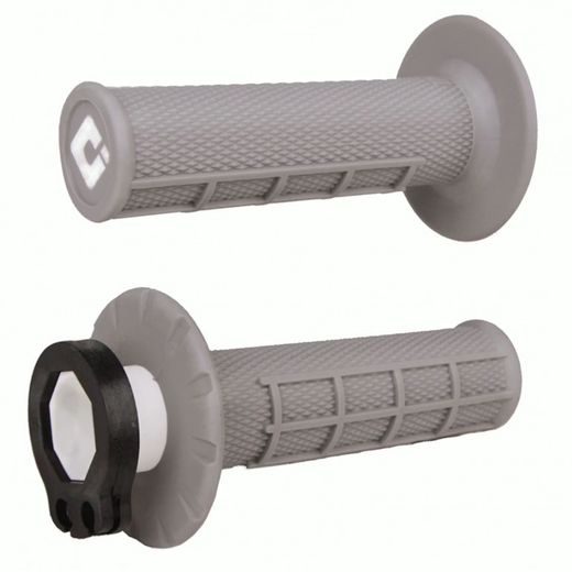 GRIP MX LOCK-ON ODI H36HWG HALF WAFFLE GREY - SOFT COMPOUND