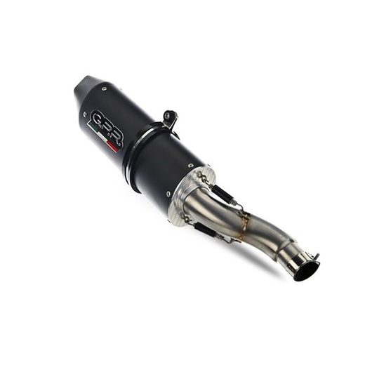 SLIP-ON EXHAUST GPR FURORE EVO4 NERO E5.VO.2.1.FNE4 MATTE BLACK INCLUDING REMOVABLE DB KILLER AND LINK PIPE