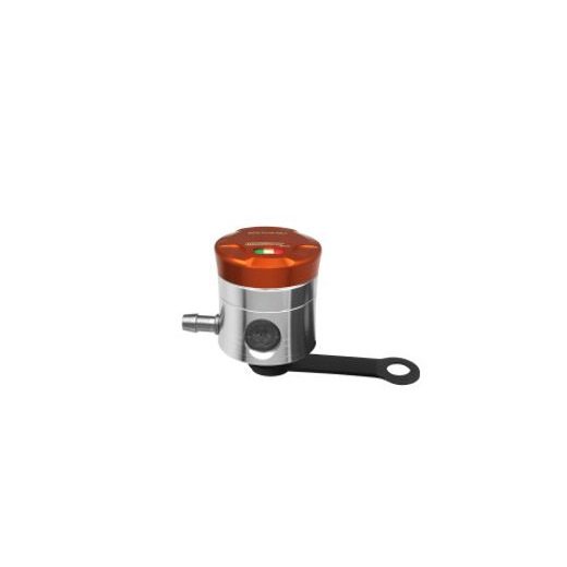 BRAKE FLUID RESERVOIR ACCOSSATO CNC-WORKED STRAIGHT BRACKET INCLUDED ORANGE