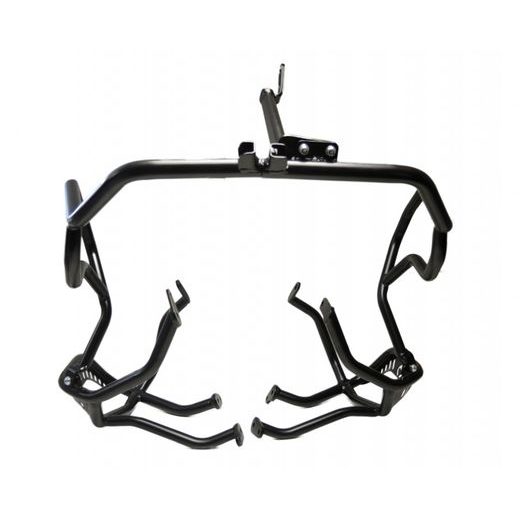 ENGINE GUARDS RDMOTO CF120KD MATT BLACK UPPER + LOWER FOR BMW R 1200 GS 2013-2019