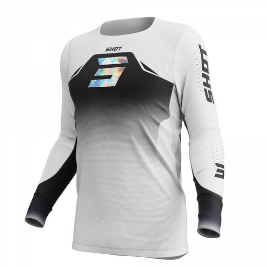 JERSEY SHOT AEROLITE PHASE A04-12A-B04 WHITE S