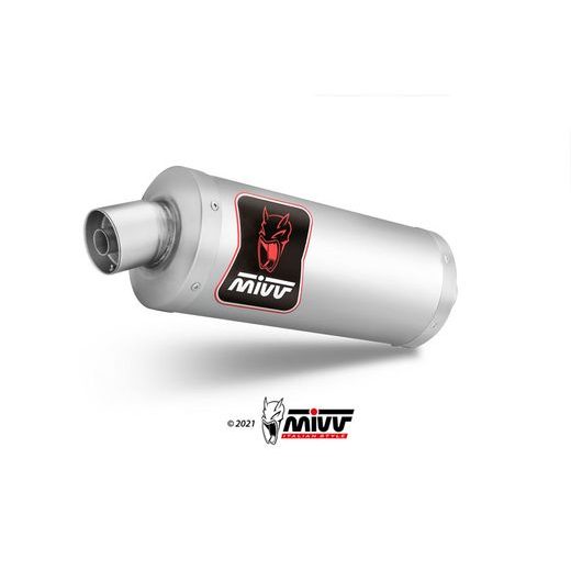 SILENCER MIVV DAKAR H.079.LDKX STAINLESS STEEL