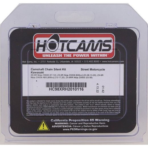CAMSHAFT CHAIN SILENT KIT HOT CAMS HC98XRH2010116
