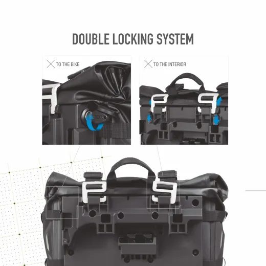 WATERPROOF SADDLE BAGS SHAD TR30 X0TR30