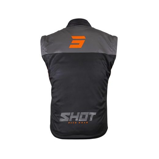 BODY WARMER SHOT LITE A08-15A1-A03-08 BLACK / ORANGE S